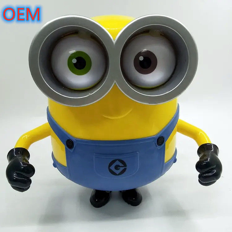 3d мультфильм многоразовые ведра попкорна настройка OEM дизайн пластиковый контейнер ведра попкорн