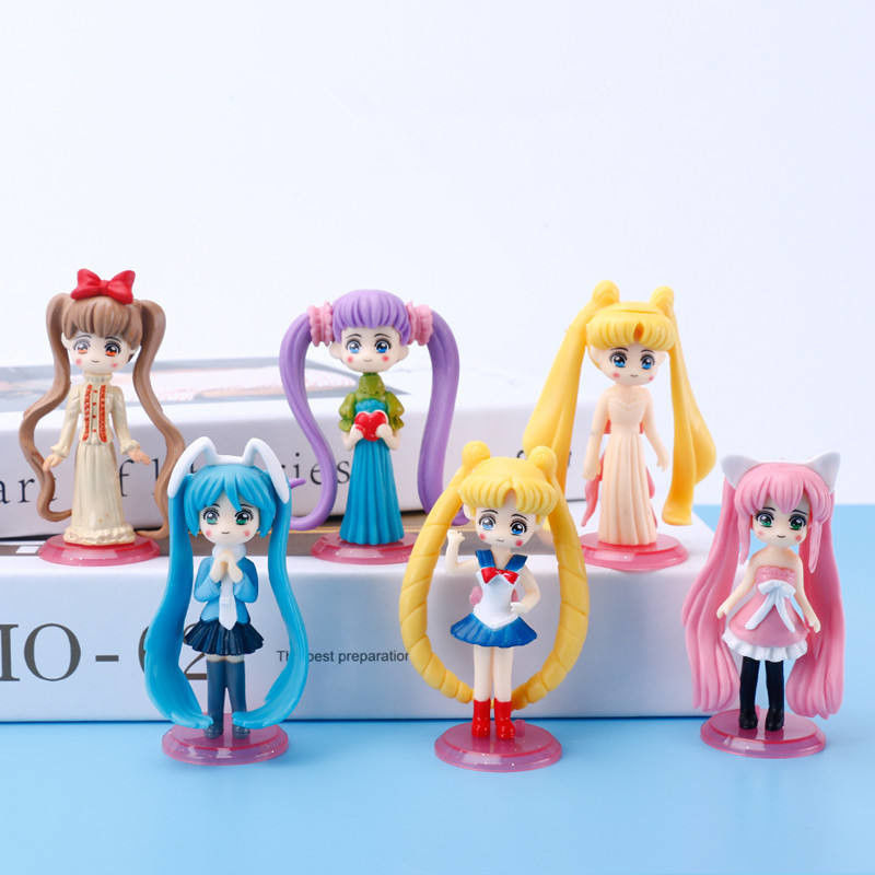 Производители игрушек OEM Mini Sailor Moon Toys Surprise Toys Can Put In Capsule