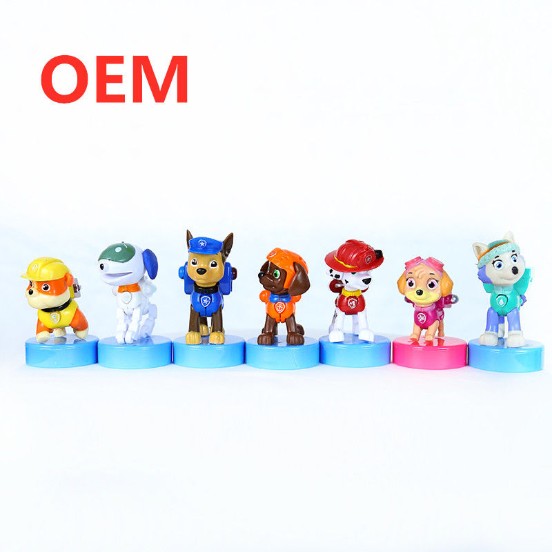 OEM на заказ Мини мультфильм Stamper игрушка 3d фигура Stamper самостоятельно красящий штамп Пластиковый детская игрушка экологически чистый материал 5000PCS
