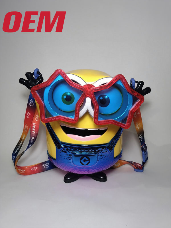 Попкорн для персонажей фильмов с OEM фигурой, пластиковый ведро с губами