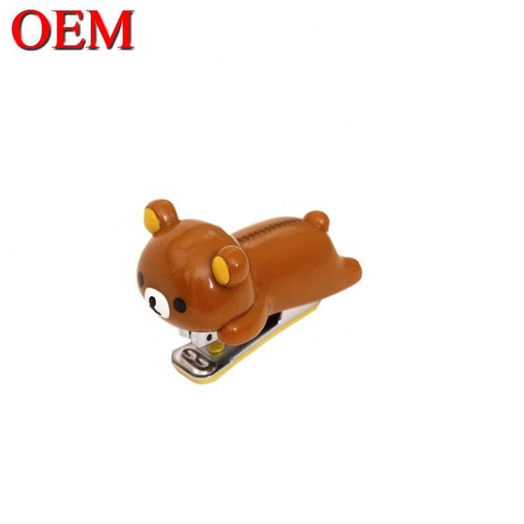 Пластиковая утка в мультфильмовой форме Office Stapler OEM Пластиковая игрушка для животных Школьная сцепка для студентов