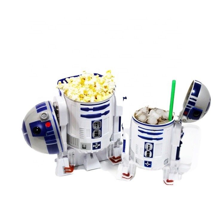 OEM пластиковый 3D-контейнер для попкорна в форме животного с крышкой