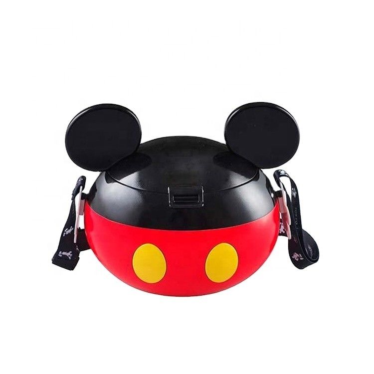 OEM пластиковый 3D-контейнер для попкорна в форме животного с крышкой