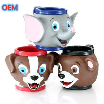 3D пластиковые мультфильмы с детскими мороженым OEM дизайн 3D аниме