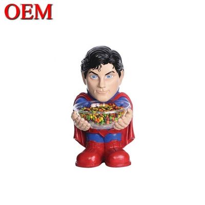OEM Factory Customise Superhero Sugar Bowl Holder In Hand custom figure toy (Фабрика OEM на заказ) Заказчик супергероя с сахарной чашей в руке