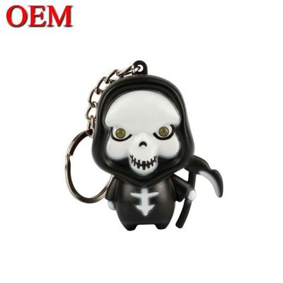 OEM Logo Soft PVC 3D Keychain Custom Animal Keychain Фигура собственного дизайна Ключевые цепи