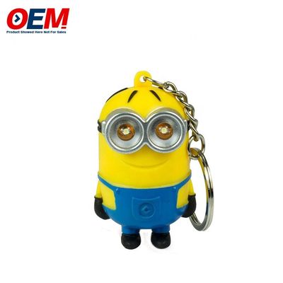 OEM специально изготовленный пластиковый ключик Minio N Keychain для продвижения