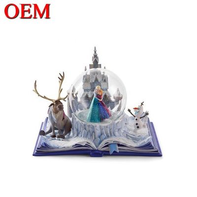 Custom Light Up Water Globe OEM Movie Princess Snow Globe Игрушки с музыкой