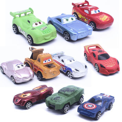 Производитель на заказ Мультфильм Pixar Cars Racing Series Джексон Шторм Крус Смоки 1:43 Сплавленный металл Соединение транспортное средство Игрушки Мальчик Малыш Gif